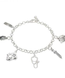 Pulsera enfermera plata