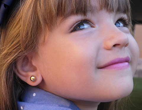 Pendientes Oro 18k bola - Imagen 4