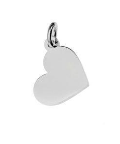 Colgante corazon plata de ley