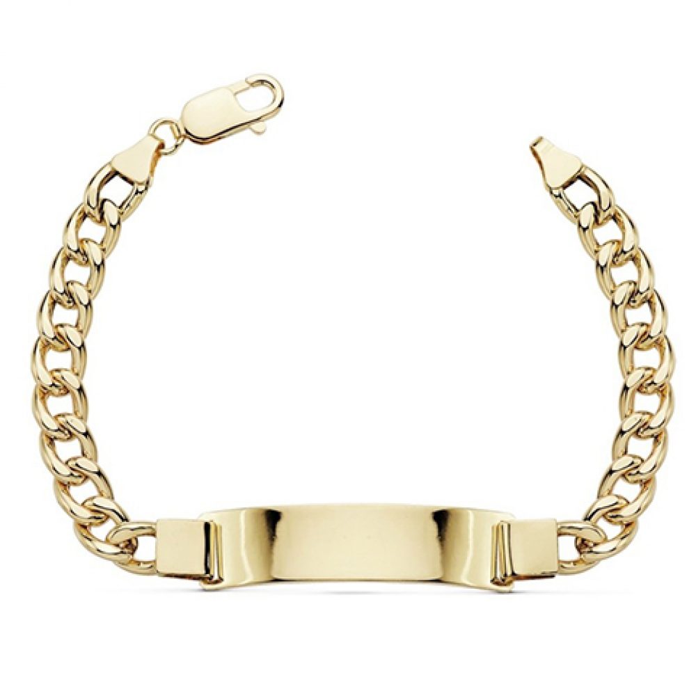 Esclava Oro Gruesa 18k Hombre Barbada