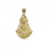 Medalla oro 18k virgen del rocio silueta
