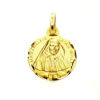 Medalla Santa Angela de la Cruz Sevilla Oro 18k 20 mm