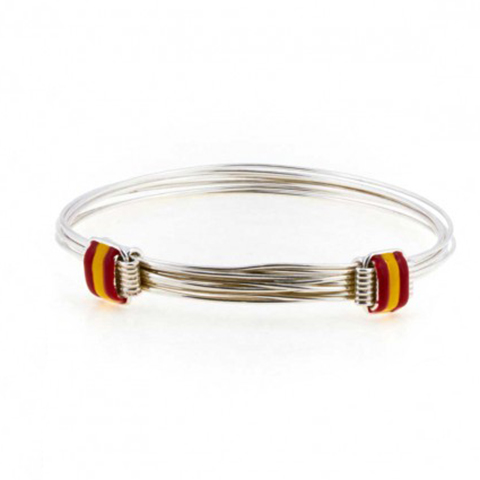 Pulsera Hilos Plata de Ley España