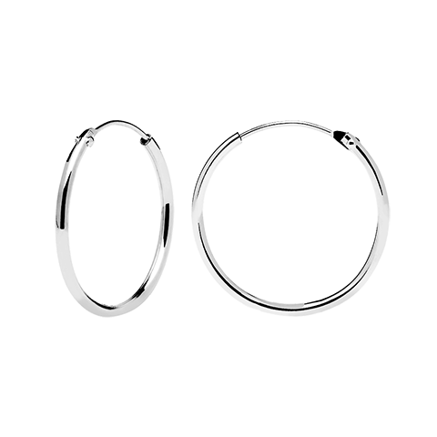 Aros plata de ley 25mm