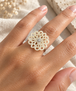 Anillo plata de ley Silvia