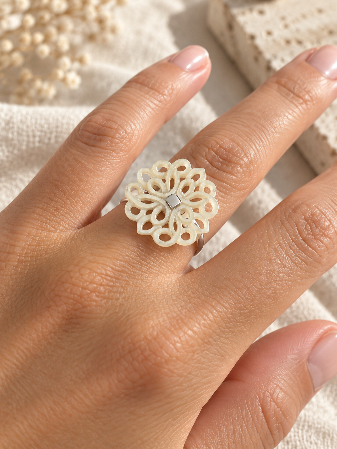 Anillo plata de ley Silvia