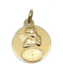 Medalla Angel de la guarda Oro 18k
