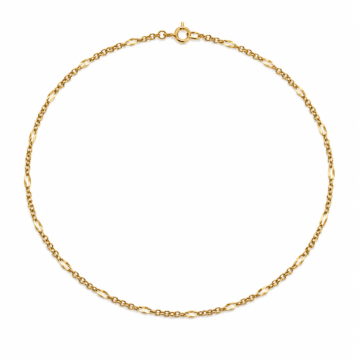 Cadena Fantasía Oro 18K 45cm 2 mm