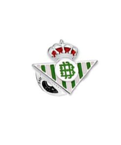 Charms plata de ley betis esmalte