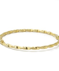 La pulsera oro 18k  rizada