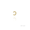 Ear Cuff bolas plata de ley dorados