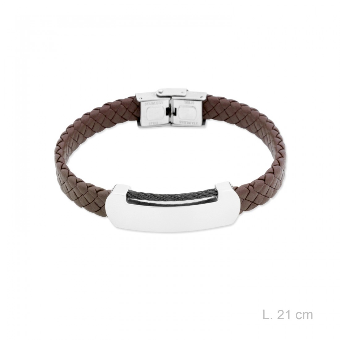 Pulsera acero marron martin