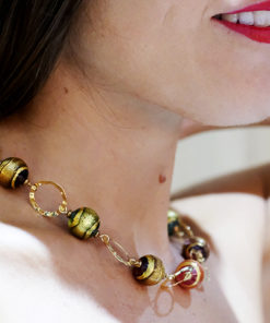 Gargantilla Oro 18k con piedras naturales - Imagen 4