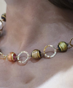Gargantilla Oro 18k con piedras naturales - Imagen 3