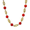 Gargantilla oro 18k Coral Natural