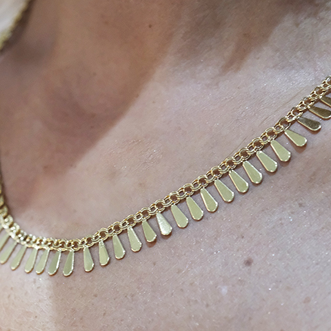 Gargantilla Oro 18k India - Imagen 2
