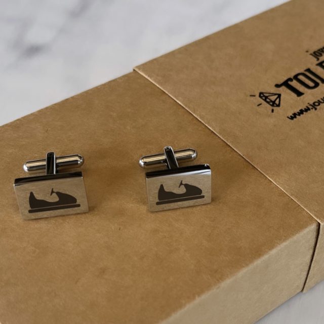 Gemelos de acero personalizados