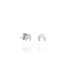 PENDIENTES MINI PLATA DE LEY LUNA