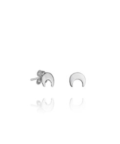 PENDIENTES MINI PLATA DE LEY LUNA