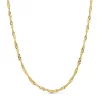 Cadena oro 18k singapur 40 cm 2mm