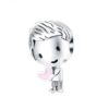 Charm de plata niño amoroso