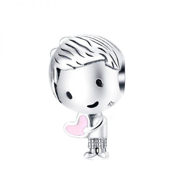 Charm de plata niño amoroso