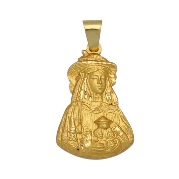 Colgante Silueta Pastora Oro 18k