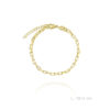 Pulsera ACERO CHAPADO MATCH