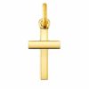 Cruz en oro amarillo de 9kt