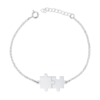 Pulsera puzzle plata de ley