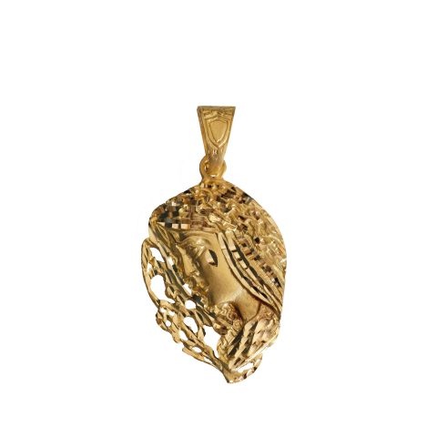 Colgante oro 18k v.macarena 45x 24mm