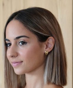 Pendientes mujer Oro 18k circonita