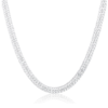 Cadena plata de ley 60 cm italiana
