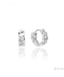 Aros plata de ley barbada