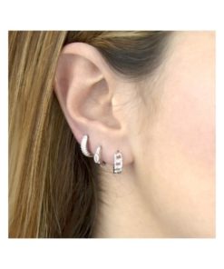 Aros plata de ley barbada