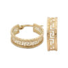 Aros Oro 18k greca