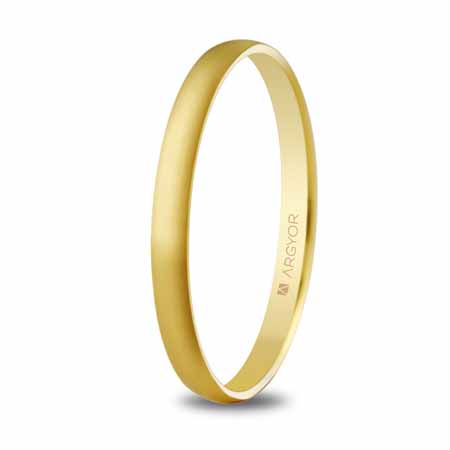 ALIANZA DE BODA 2MM ORO 18k (50201)