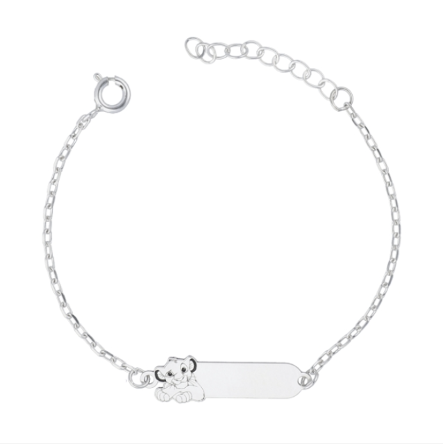 esclava plata personalizada simba