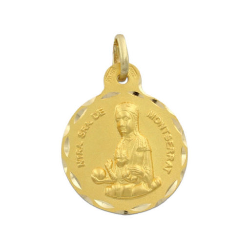 Medalla Oro 18Kl V. de Montserrat
