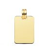 Placa oro amarillo lisa de 9kt 20 x 14 mm