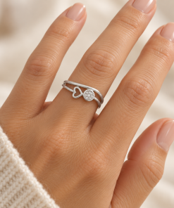 Anillo plata de ley angela