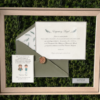 Invitación Boda cuadro personalizado
