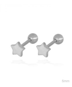Pendiente Mini estrella plata de ley