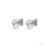 Pendiente Mini espiral plata de ley