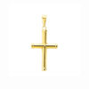 Colgante cruz oro tapon