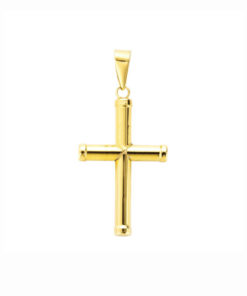 Colgante cruz oro tapon