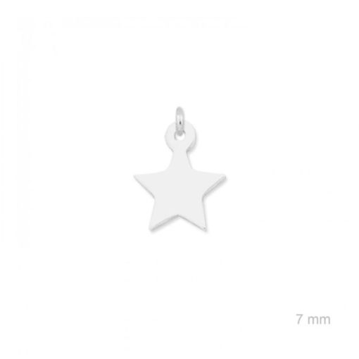 Colgante plata de ley estrella mini