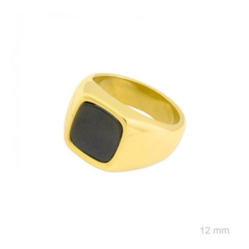 Anillo sello acero unisex BOE