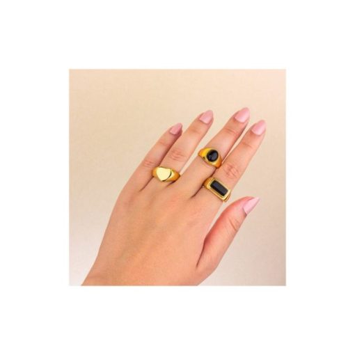 Anillo acero corazon - Imagen 2