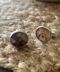 Gemelos plata de ley personalizado